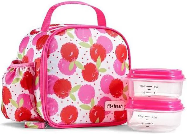 Main image of Medport 386KFF1431 Fit & Fresh Sydney Bag Berry Dot, Red