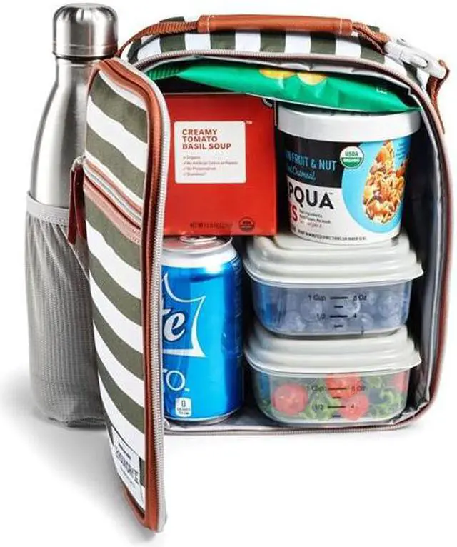 Main image of Medport 7222FFADT2717 Fit & Fresh Stripe Thayer Bag, Olive - Medium