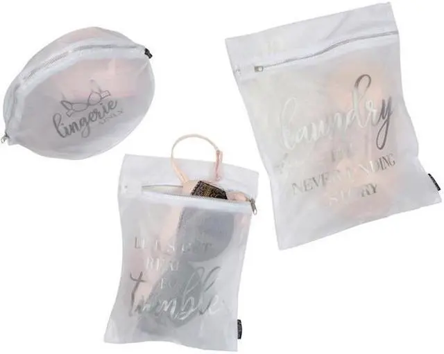 Main image of Simplify 25446-SILVER Printed Wash Bag Set, Silver Print - 3 Piece