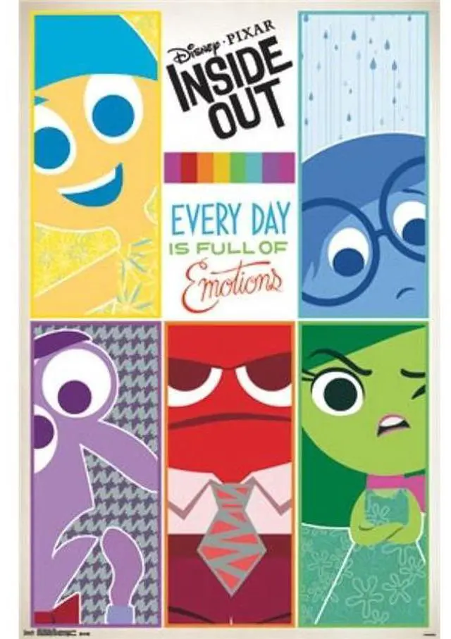 Alt view image 2 of 2 - Disney Inside Out - Grid Poster Print (24 x 36)