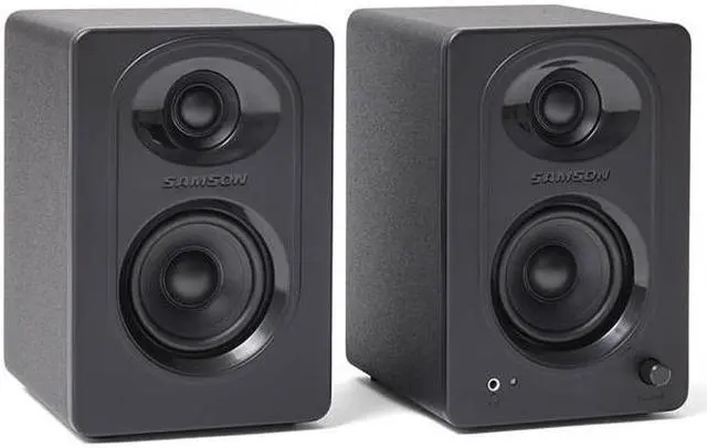 Alt view image 20 of 20 - Samson MediaOne M30 Powered Studio Monitors (Pair)