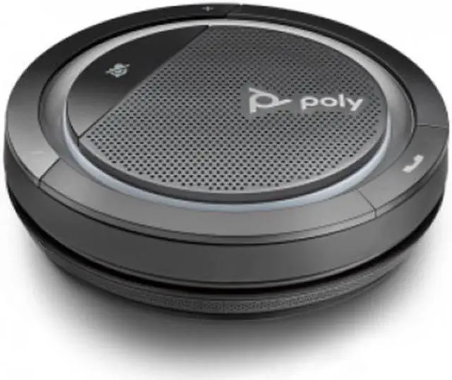 Main image of Poly Calisto 5300 Personal Bluetooth Speakerphone (Plantronics) - Connect to PC/Mac via USB-A and Cell Phone via Bluetooth - Works with Teams, Zoom, and More