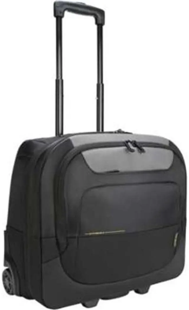 Alt view image 3 of 20 - Targus CityGear TCG717GL Carrying Case (Roller) for 15" to 17.3" Notebook - Black, Gray - 8.6" Height x 16.5" Width x 17.6" Depth - 6.60 gal Volume Capacity