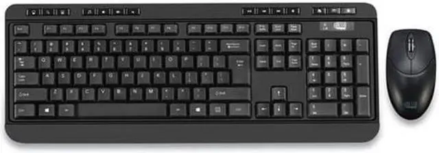Alt view image 7 of 18 - ADESSO WKB-1320CB ANTIMICROBIAL WIRELESS DESKETOP KEYBOARD & MOUSE COMBO
