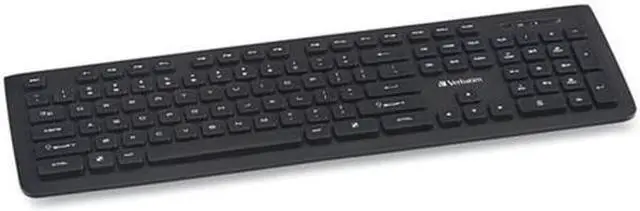 Alt view image 14 of 20 - Verbatim 99793 Black USB RF Wireless Slim Keyboard