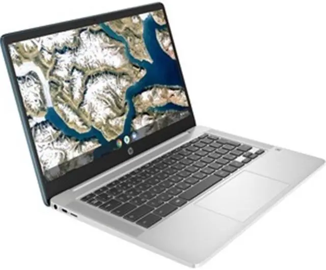 Alt view image 7 of 14 - HP Chromebook 14-Inch HD Laptop, Intel Celeron N4000, 4 GB RAM, 32 GB eMMC, Chrome (14a-na0020nr, Ceramic White)