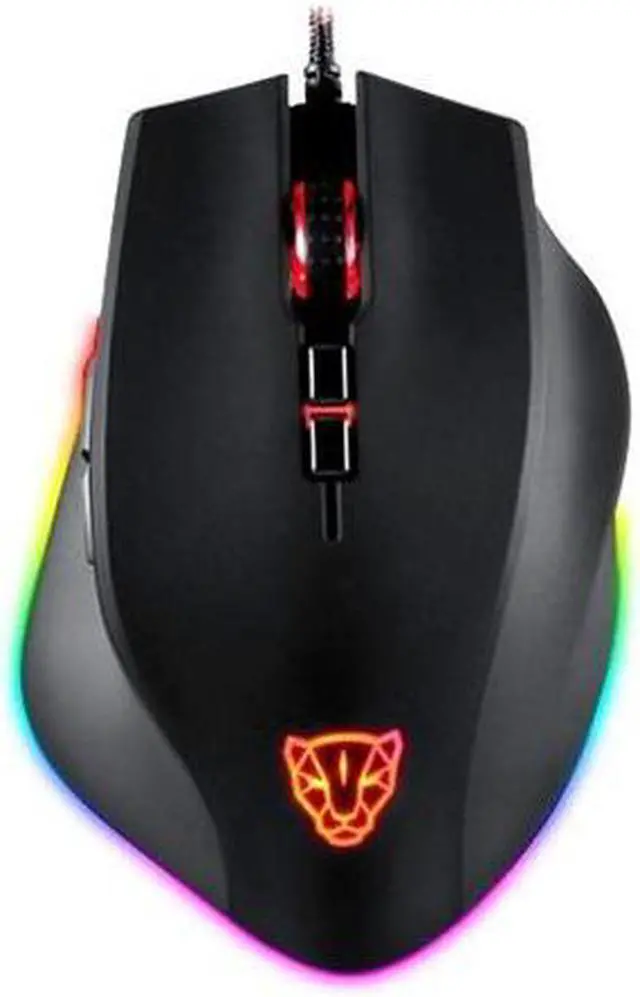 Alt view image 5 of 5 - 8 Button 5000 DPI USB Wired Gaming Mouse Mice LED Backlit Optical Professional Game Mouse Mice for PC Laptop