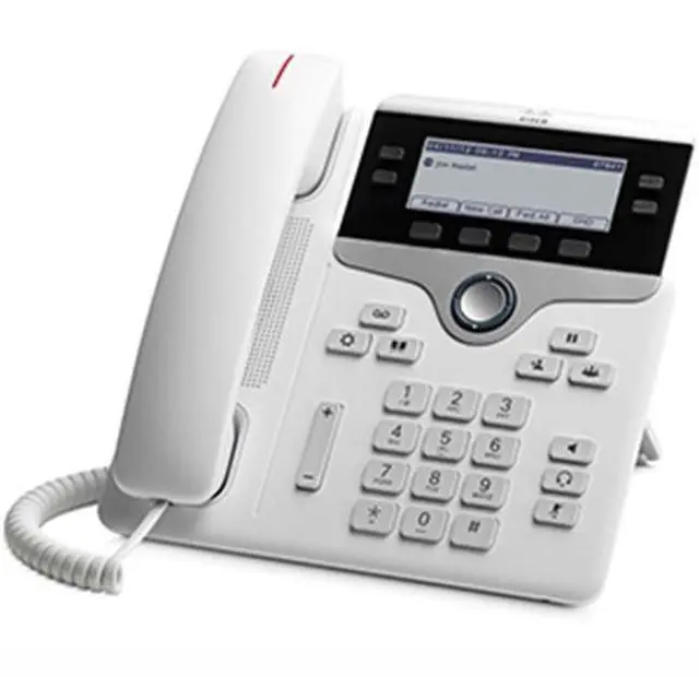 Alt view image 3 of 5 - Cisco CP-7841-W-K9= 7841 IP Phone - Corded - White