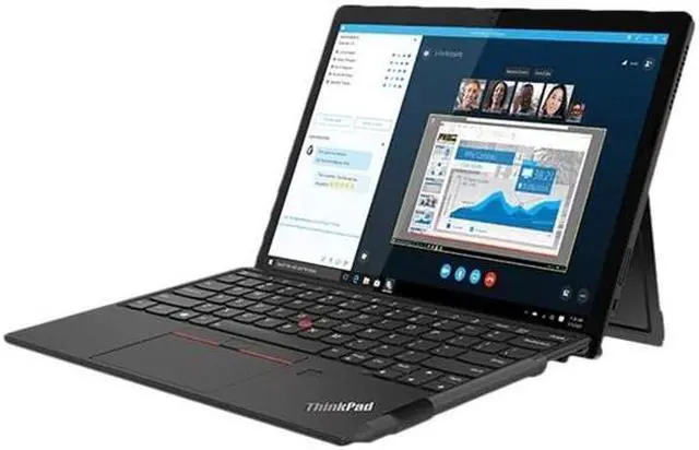 Main image of Lenovo ThinkPad X12 Detachable 20UW000YUS Intel Core i5 11th Gen 1130G7 (1.80 GHz) 16 GB Memory 256 GB PCIe SSD 12.3" Touchscreen 1920 x 1280 Detachable 2-in-1 Laptop Windows 10 Pro 64-bit