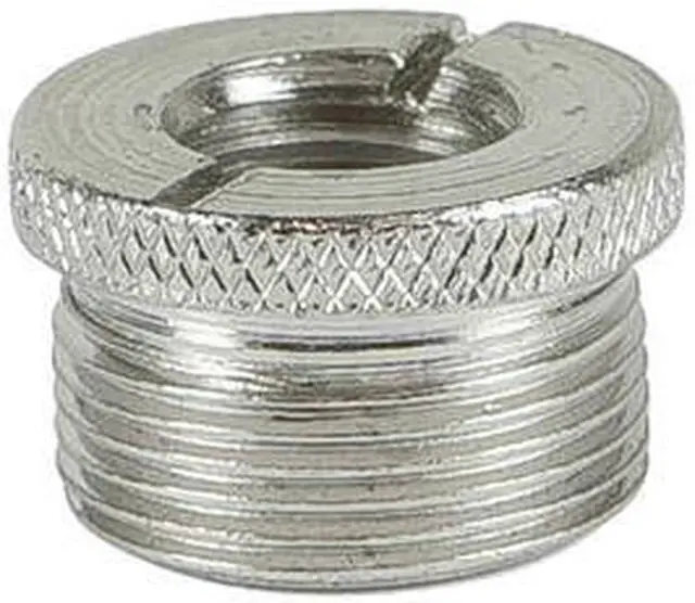 Alt view image 9 of 10 - Monoprice Screw Thread Adapter for Microphone Stand (5/8in Male to 3/8in Female)