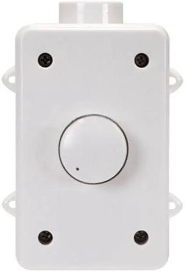 Alt view image 3 of 7 - Monoprice Outdoor Speaker Volume Controller RMS 100W, White