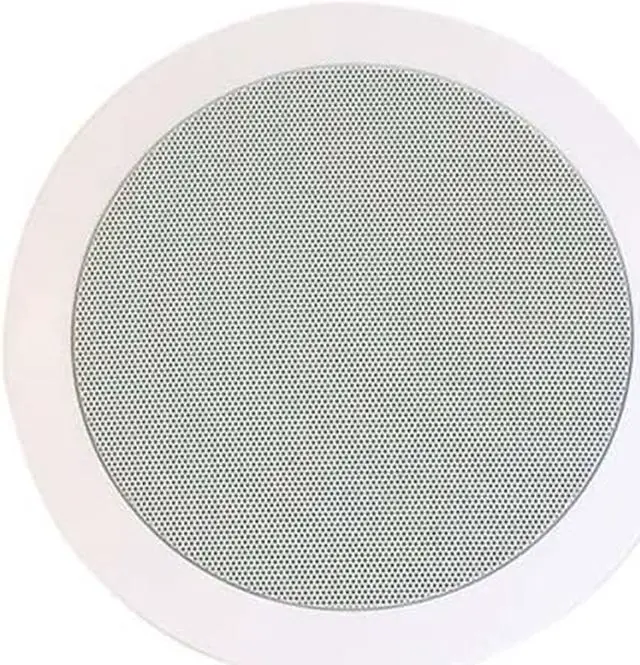 Alt view image 11 of 11 - Monoprice 2-Way Aramid Fiber In-Ceiling Speakers - 8 Inch (Pair) Titanium Silk Dome Tweeters - Caliber Series