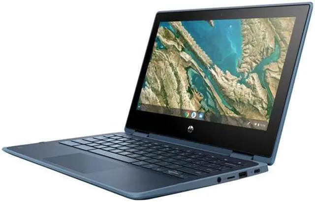 Alt view image 9 of 20 - HP Chromebook x360 11MK G3 EE 11.6" Touchscreen 2 in 1 Chromebook - HD - 1366 x 768 - MediaTek MT8183 Octa-core (8 Core) - 4 GB RAM - 32 GB Flash Memory - Chrome OS - ARM Mali G72 MP3 Graphics -