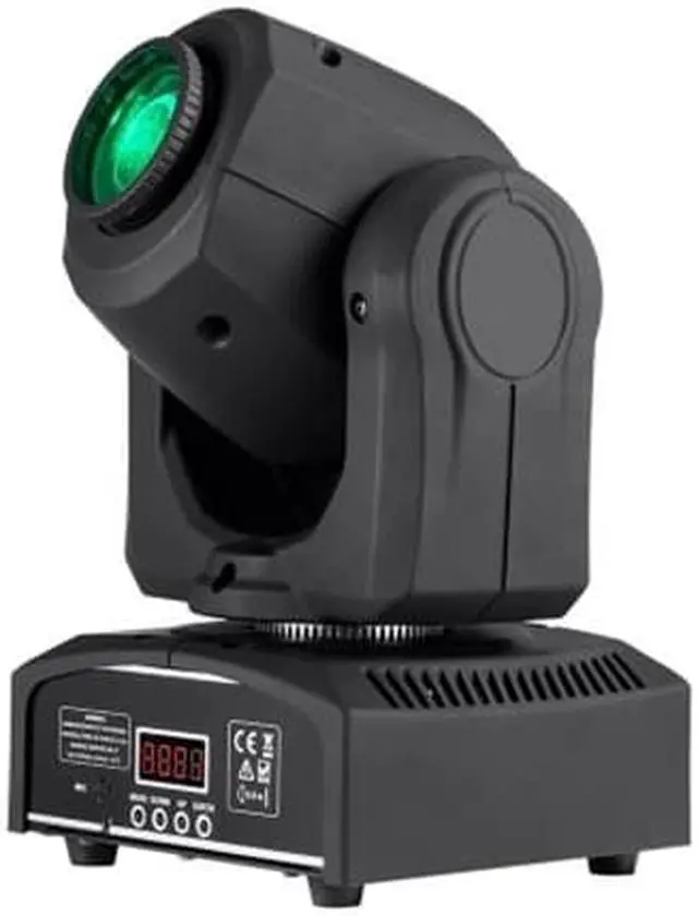 Alt view image 7 of 8 - Monoprice Stage Beam LED Moving Head Light With 7 Colors and Gobos plus Open, 30 Watt - Stage Right Series