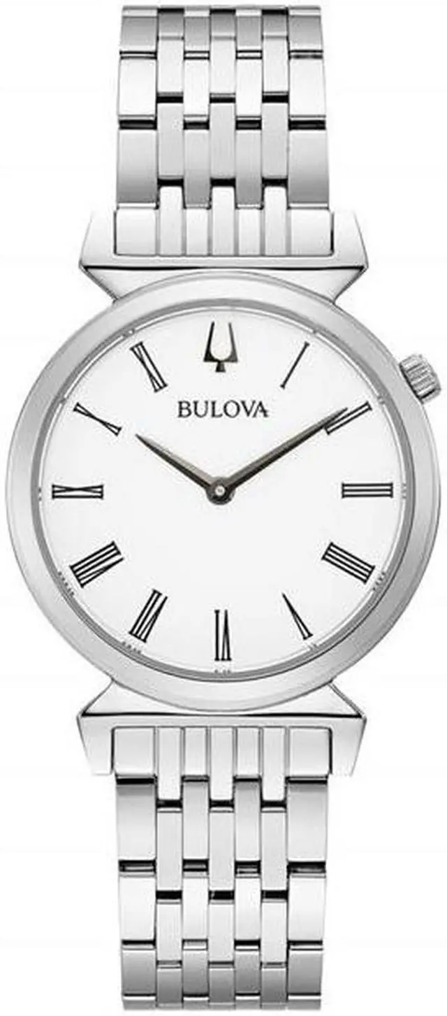 Alt view image 3 of 6 - Bulova Regatta Ladies White Dial Stainless Steel Quartz Watch 96L275