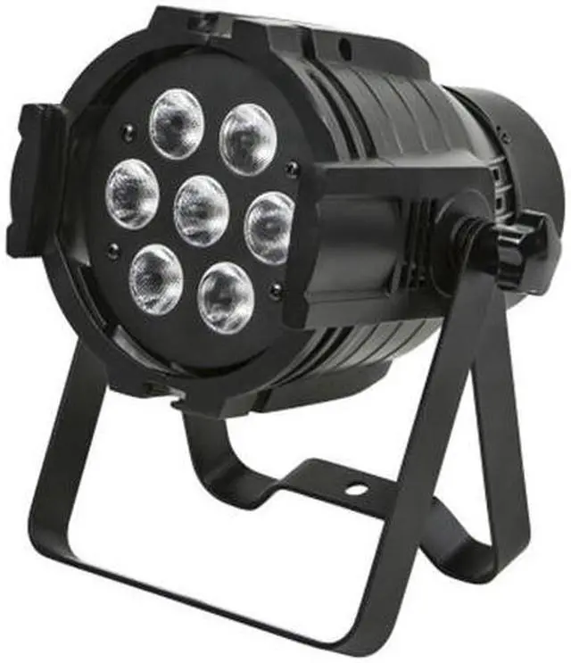 Alt view image 11 of 14 - Monoprice PAR-575 Stage Light (RGBW) | Bright,  8 watt, x 7 LED, aluminum shell, built-in programs for dimming and strobe effect - Stage Right Series