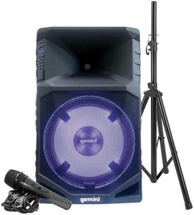 Alt view image 5 of 20 - Gemini GSWT1500PK Portable Water Resistant Wireless Bluetooth Party Speaker