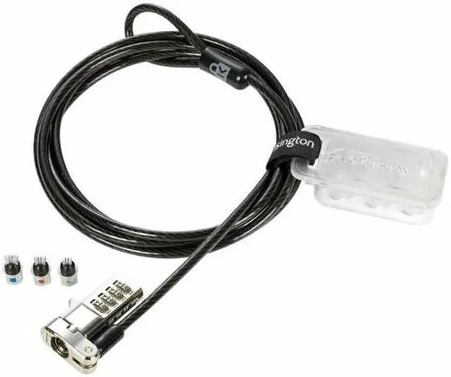 Alt view image 16 of 19 - Kensington 3-in-1 Combination Serialized Laptop Lock