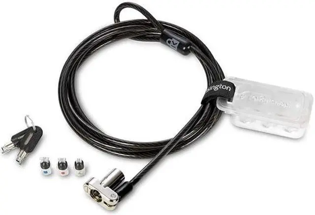 Alt view image 7 of 20 - Kensington Universal 3-in-1 Keyed Laptop Lock K62318WW