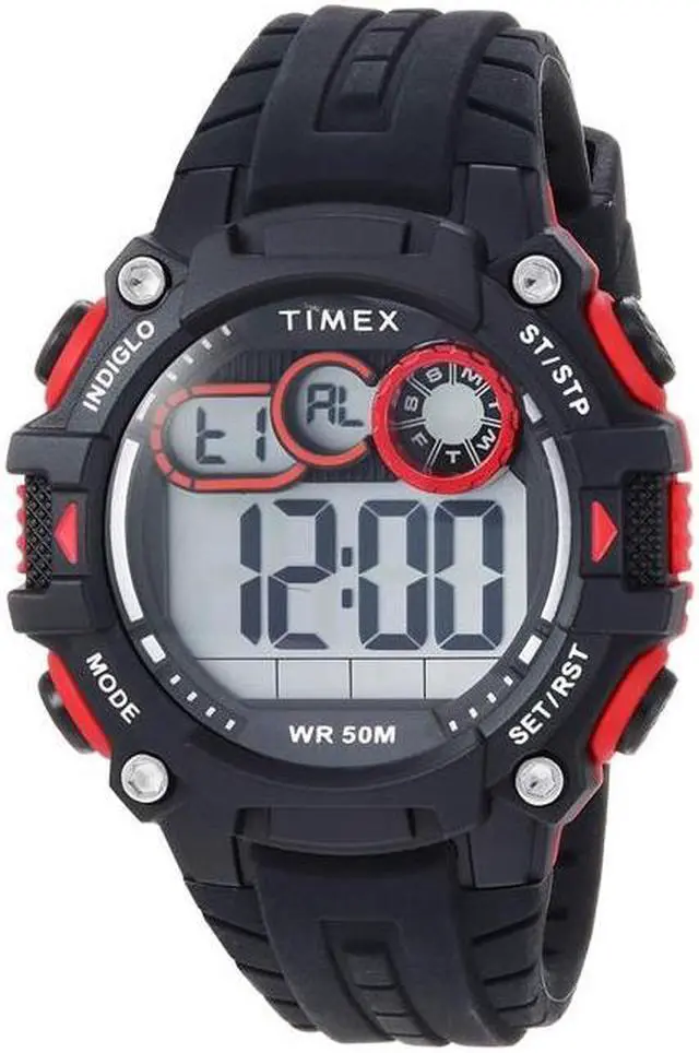 Alt view image 5 of 7 - Men's Timex Digital Lifestyle Classic Digital Black Watch TW5M27000