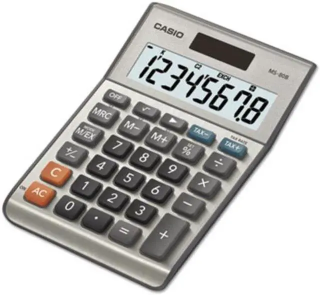 Alt view image 2 of 2 - Casio MS-80B Tax and Currency Calculator - CSOMS80B