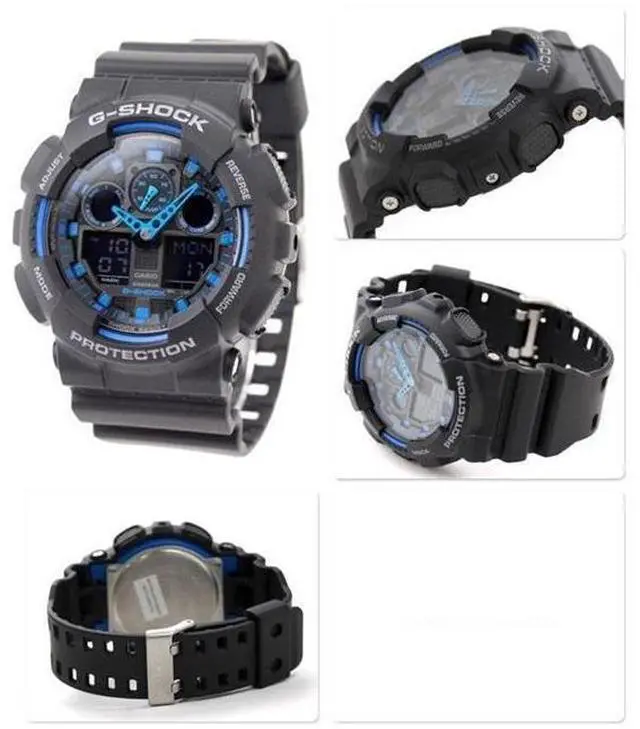 Alt view image 2 of 6 - Casio watch GA-100-1A2DR GA-100-1A2