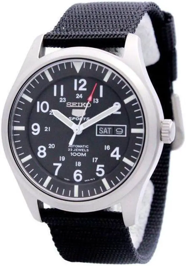Alt view image 9 of 16 - Seiko Men's 5 Automatic Watch SNZG15K1