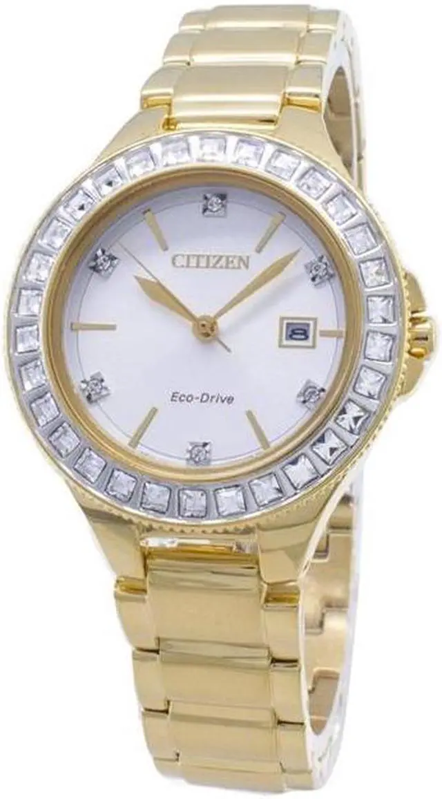 Alt view image 5 of 5 - Citizen FE1192-58A Silhouette Women's Watch Gold 31mm Stainless Steel