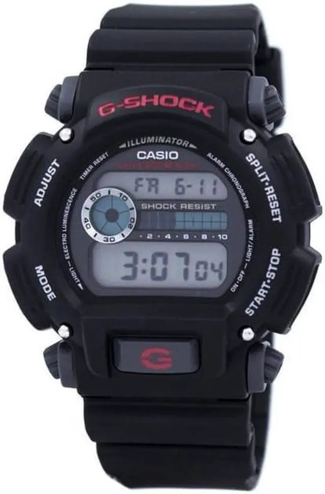 Alt view image 2 of 6 - Casio G-Shock Digital Quartz Black Resin