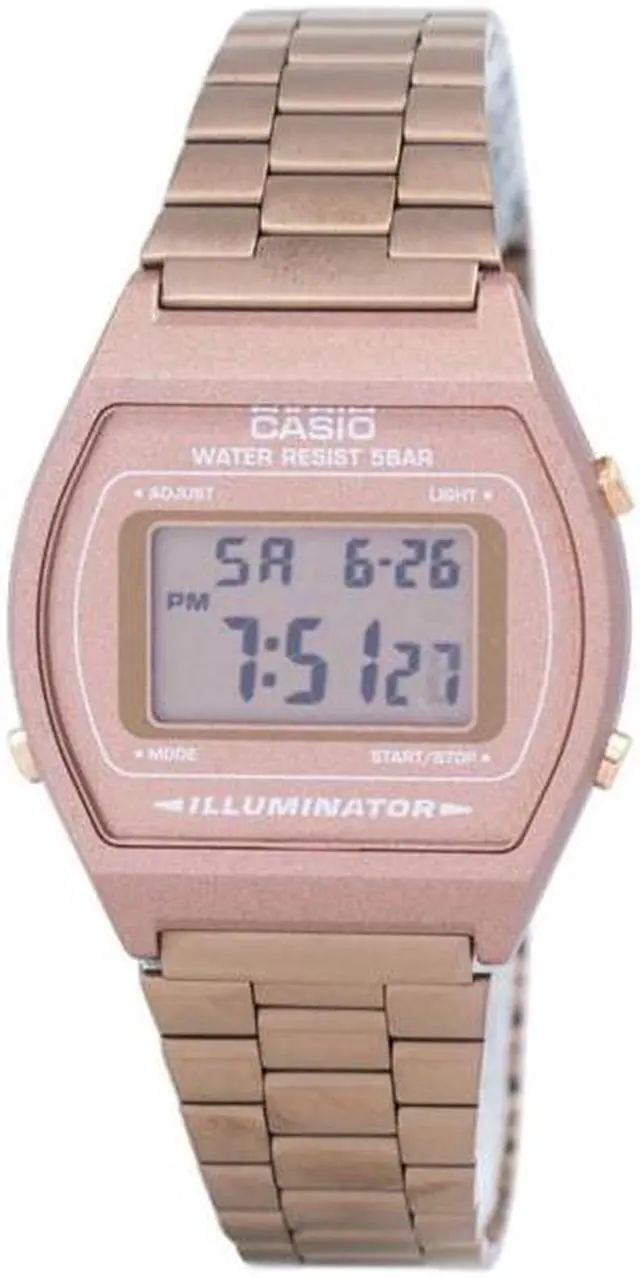 Alt view image 2 of 11 - Casio Women's Digital Watch Quartz Mineral Crystal B640WC-5ADF