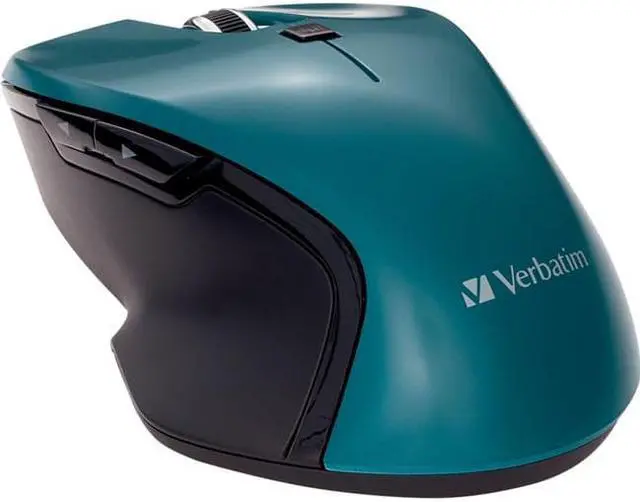 Alt view image 16 of 16 - Verbatim USB-C Wireless Blue LED Mouse Teal 70247