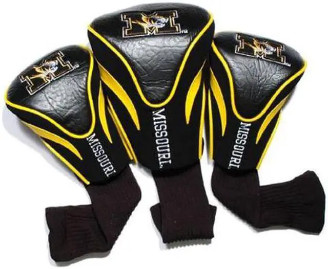 Main image of Team Golf 24994 Missouri Tigers 3 Pack Contour Fit Headcover