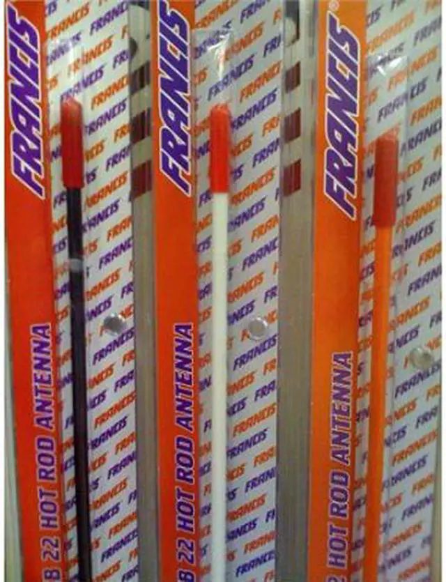 Alt view image 2 of 11 - Francis 300-CB24B 100-Watt Hot Rod Fiberglass Antenna (Black)