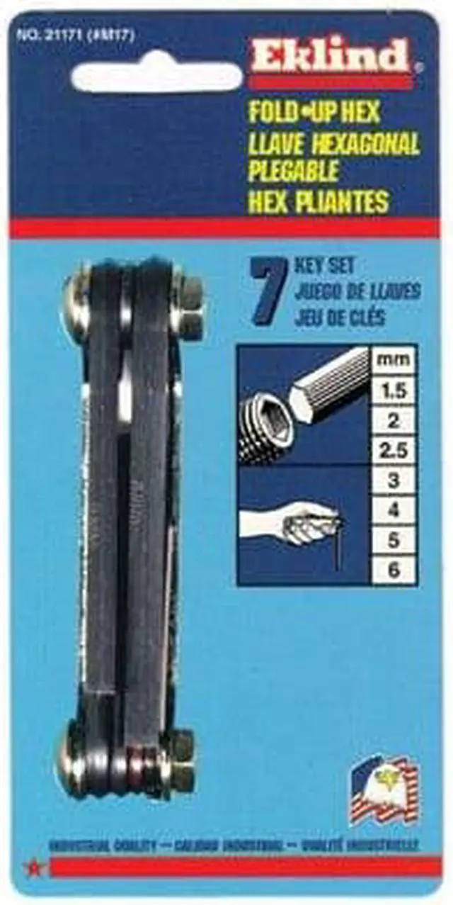 Alt view image 2 of 12 - Eklind Hex Key Set.