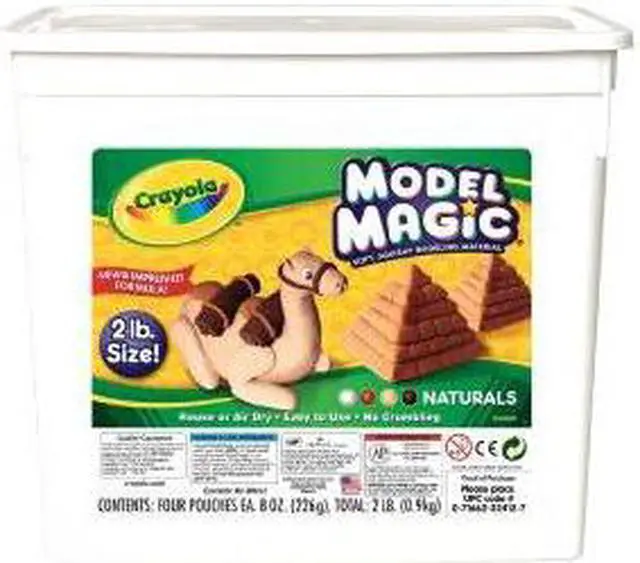 Main image of Crayola Model Magic Modeling Compound Assorted Natural Colors 2 lbs. 232412