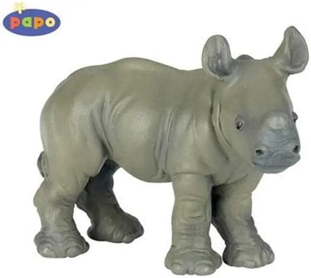 Alt view image 2 of 4 - Papo Action Figures Rhinoceros Baby