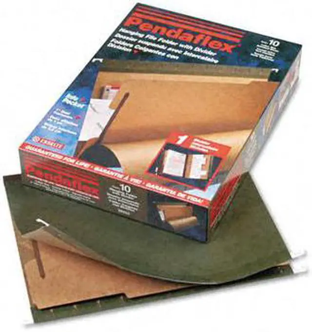 Main image of Tops Pendaflex 59253 2   Expansion Hanging Folder  Letter  4-Section  GN  10/box