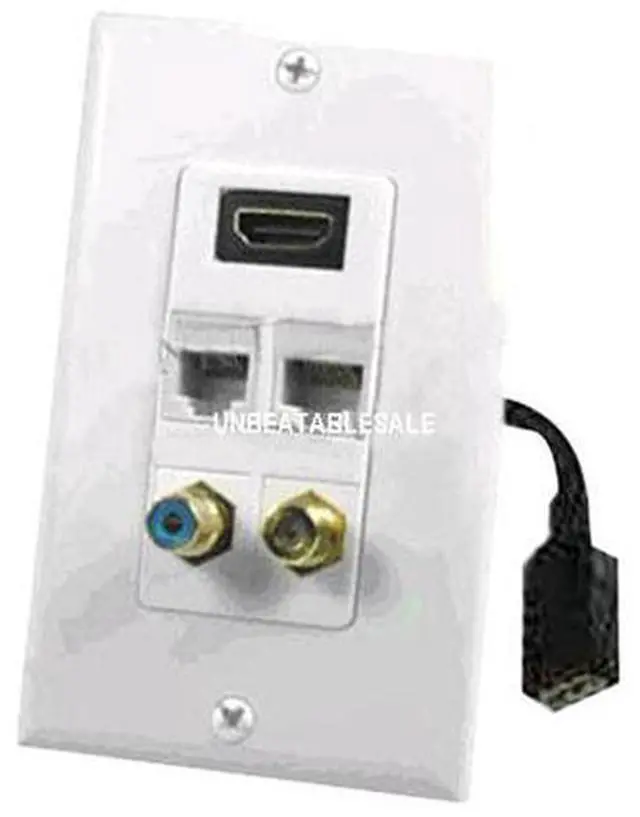 Main image of Pyle White Hdmi Wallplate With Cable - PHDK6