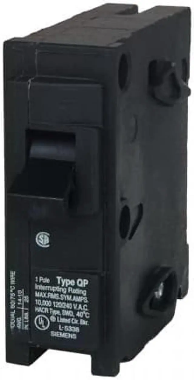Main image of SIEMENS Q115 15 A Plug In Standard Miniature Circuit Breaker , 120V AC Not Rated