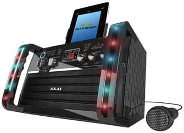 Main image of AKAI KS-213 CDG Portable Karaoke System with iPad Cradle & Line Input