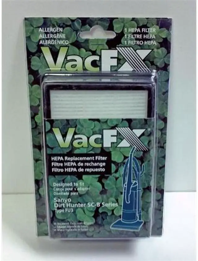 Main image of SANYO SCFU3 HEPA Filter Fits SANYO Upright Dirt Hunter Vacuum