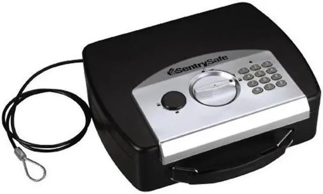 Main image of Compact Safe Black Electronic Lock