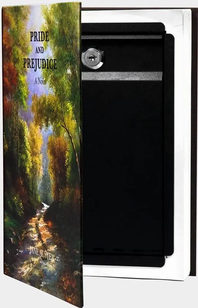 Alt view image 2 of 20 - Barska Real Paper Book Safe,0.05 cu ft,Black AX11682