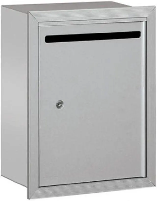 Main image of Salsbury 2245AP Letter Box (Includes Commercial Lock) - Standard - Recessed Mounted - Aluminum - Private Access