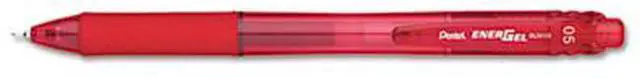 Alt view image 2 of 5 - EnerGel X Roller Ball Retractable Gel Pen, Red Ink, Fine, Dozen