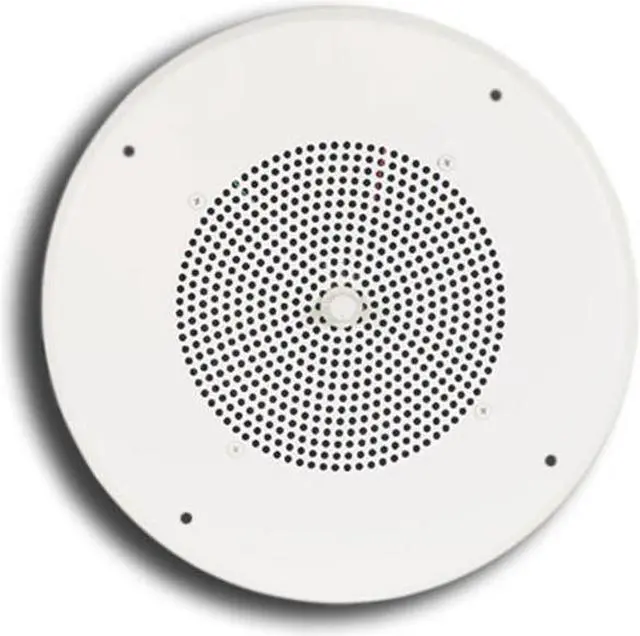 Alt view image 2 of 11 - Bogen Ceiling Speaker, 4 - 1/8 Watt, 25/70V AC, 8" Diameter, Off White