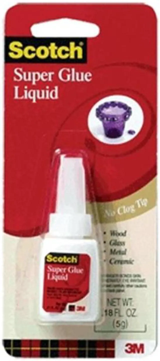 Alt view image 6 of 11 - Scotch Super Glue Liquid .18oz AD110 Pack Of 12
