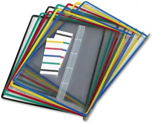 Alt view image 2 of 7 - Tarifold- Inc. P090 Replacement Pivoting Pockets for Wall Unit & Desktop Starter Set- 10/Pack