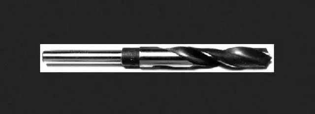 Main image of Drill America DWDCO19-32 1.28 in. .5 in. Reduced Shank Cobalt Silver and Deming Drill Bit, Qualtech