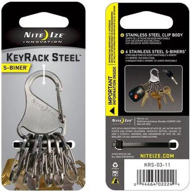 Main image of Key Rack, Stainless Steel, Silver